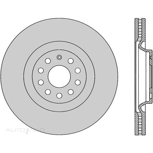 Protex Disc Rotor - Front - DR13045