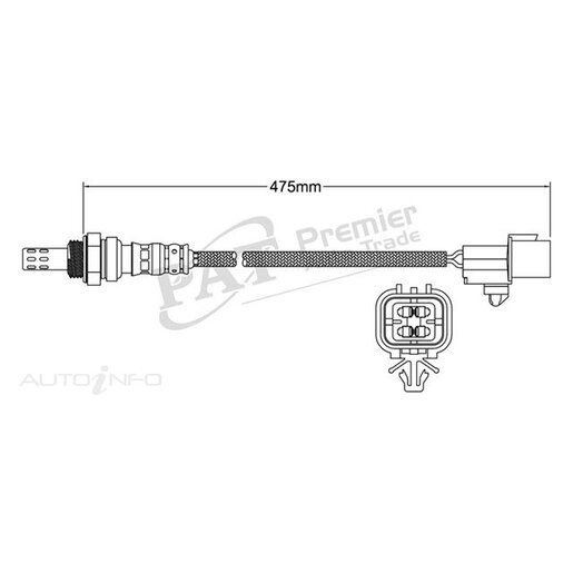 PAT Premium Oxygen/Lambda Sensor Post Catalytic Converter - EGO-740