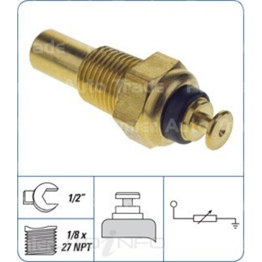 PAT Premium Engine Coolant Temp Gauge Sender - WTS-022