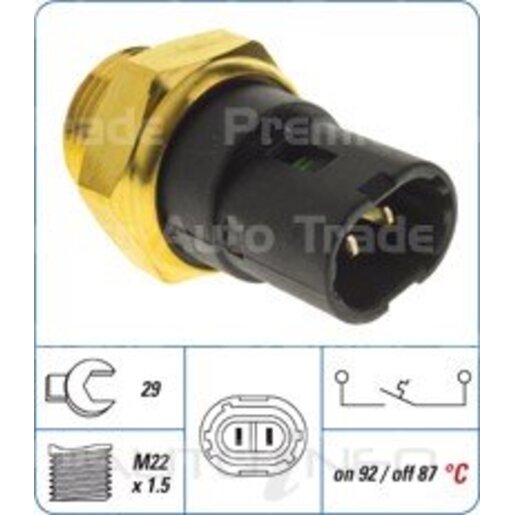 PAT Premium Cooling Fan Switch - CFS-055