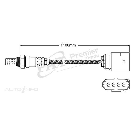 PAT Premium Oxygen/Lambda Sensor Pre-Catalytic Converter/Manifold - EGO-090