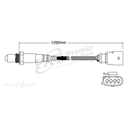 PAT Premium Oxygen/Lambda Sensor Post Catalytic Converter - EGO-137