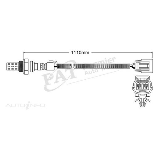 PAT Premium Oxygen/Lambda Sensor Pre-Catalytic Converter/Manifold - EGO-151