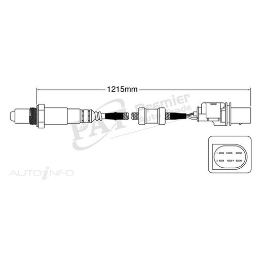 PAT Premium Oxygen/Lambda Sensor Pre-Catalytic Converter/Manifold - EGO-170