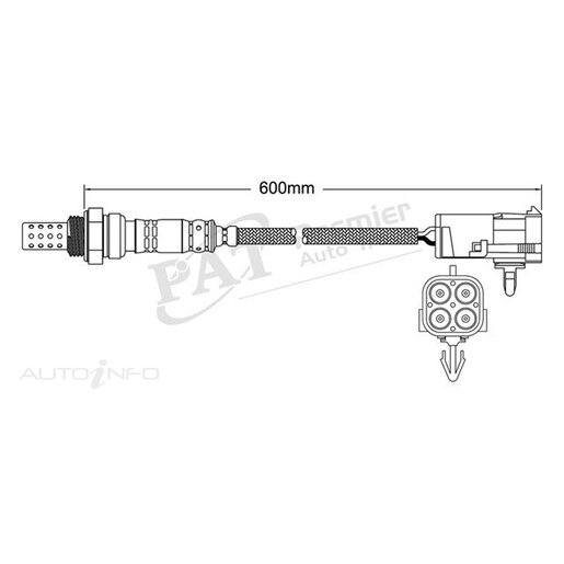 PAT Premium Oxygen/Lambda Sensor Pre-Catalytic Converter/Manifold - EGO-171