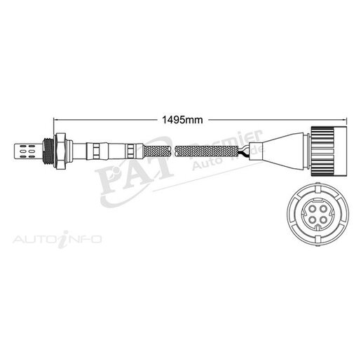 PAT Premium Oxygen/Lambda Sensor Pre-Catalytic Converter/Manifold - EGO-180