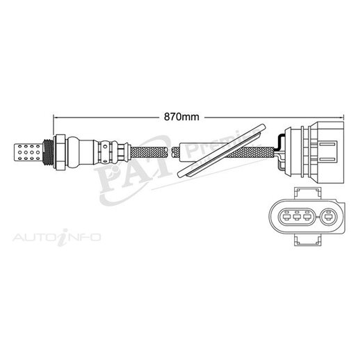 PAT Premium Exhaust Gas Oxygen Sensor - EGO-184