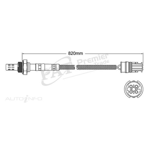 PAT Premium Exhaust Gas Oxygen Sensor - EGO-195