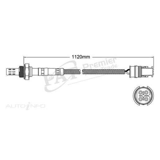 PAT Premium Oxygen/Lambda Sensor Pre-Catalytic Converter/Manifold - EGO-199