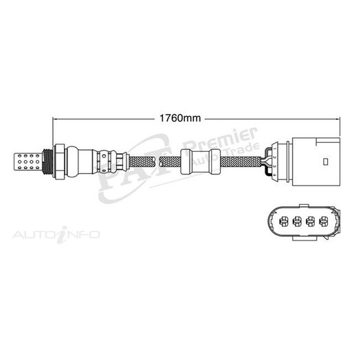 PAT Premium Oxygen/Lambda Sensor Post Catalytic Converter - EGO-200