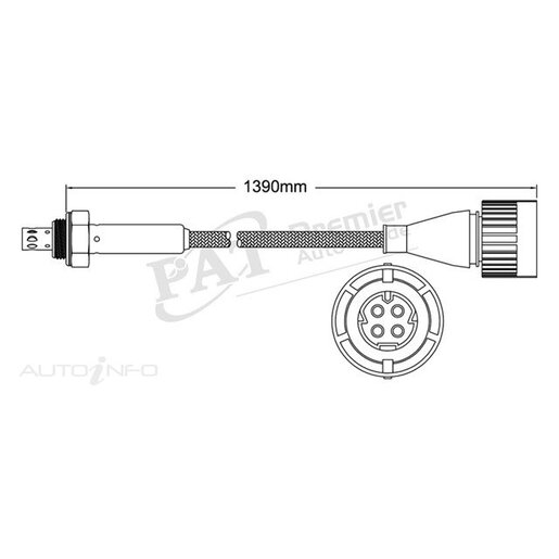 PAT Premium Oxygen/Lambda Sensor Pre-Catalytic Converter/Manifold - EGO-203