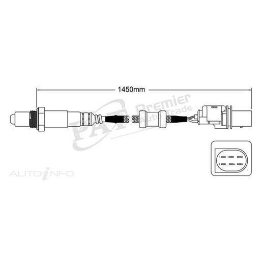 PAT Premium Exhaust Gas Oxygen Sensor - EGO-214