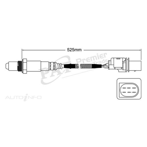 PAT Premium Oxygen/Lambda Sensor Pre-Catalytic Converter/Manifold - EGO-239