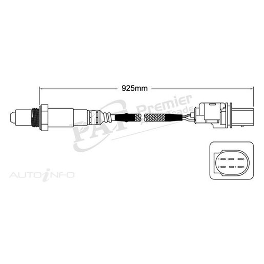 PAT Premium Exhaust Gas Oxygen Sensor - EGO-244