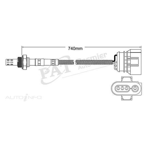 PAT Premium Oxygen/Lambda Sensor Pre-Catalytic Converter/Manifold - EGO-254