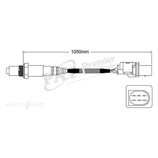 PAT Premium Oxygen/Lambda Sensor Pre-Catalytic Converter/Manifold - EGO-261