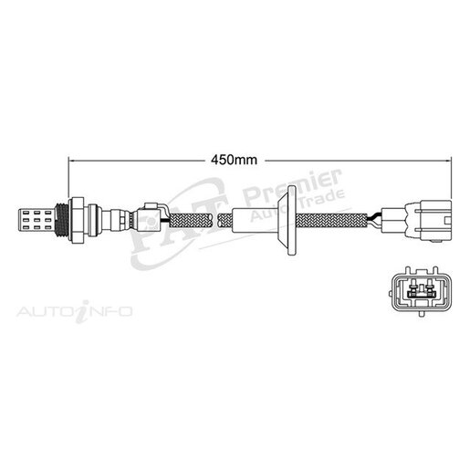 PAT Premium Oxygen/Lambda Sensor Post Catalytic Converter - EGO-263