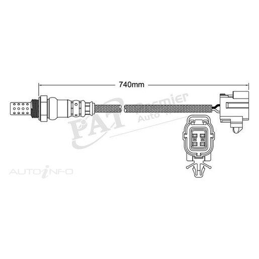 PAT Premium Oxygen/Lambda Sensor Pre-Catalytic Converter/Manifold - EGO-272