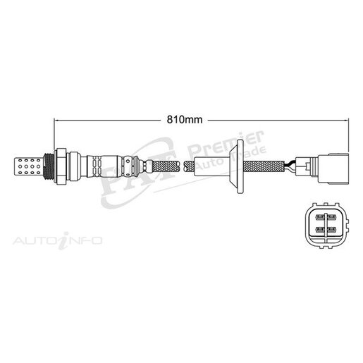 PAT Premium Oxygen/Lambda Sensor Post Catalytic Converter - EGO-278