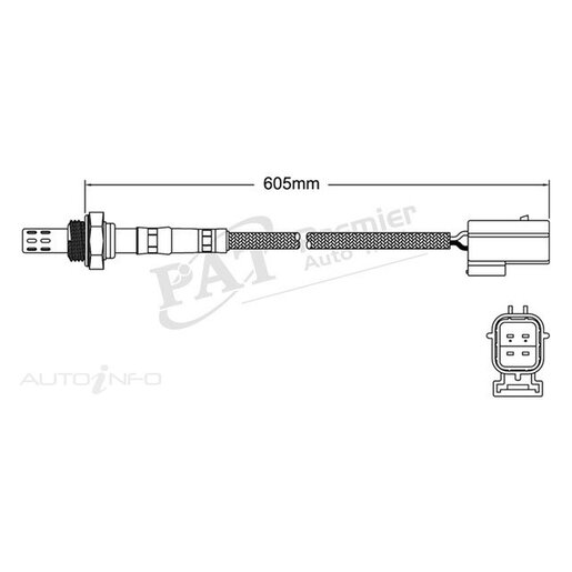 PAT Premium Exhaust Gas Oxygen Sensor - EGO-279