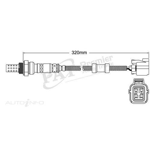 PAT Premium Oxygen/Lambda Sensor Post Catalytic Converter - EGO-292