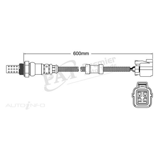 PAT Premium Oxygen/Lambda Sensor Post Catalytic Converter - EGO-295