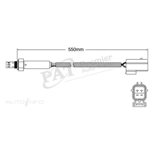 PAT Premium Oxygen/Lambda Sensor Pre-Catalytic Converter/Manifold - EGO-326