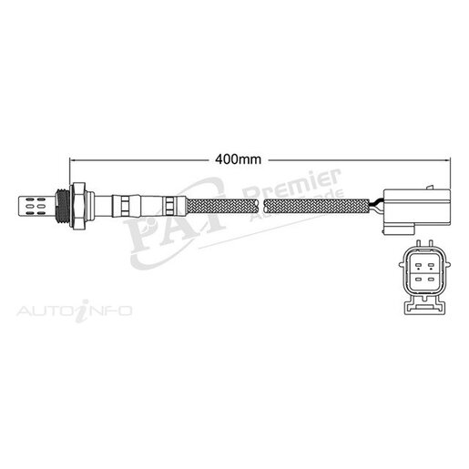 PAT Premium Oxygen/Lambda Sensor Post Catalytic Converter - EGO-327