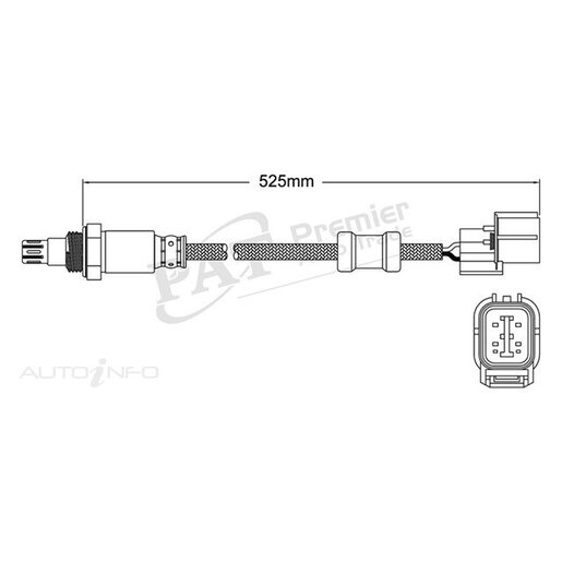 PAT Premium Oxygen/Lambda Sensor Pre-Catalytic Converter/Manifold - EGO-335