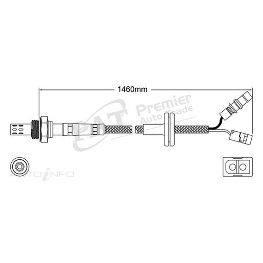 PAT Premium Oxygen/Lambda Sensor Pre-Catalytic Converter/Manifold - EGO-338