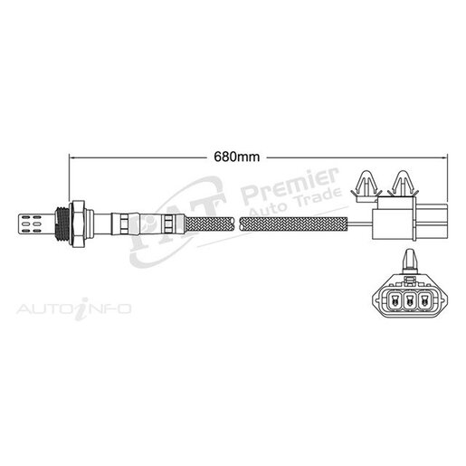 PAT Premium Oxygen/Lambda Sensor Pre-Catalytic Converter/Manifold - EGO-346