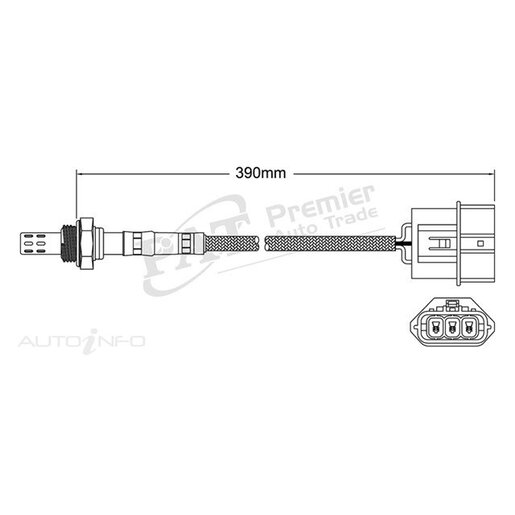 PAT Premium Oxygen/Lambda Sensor Pre-Catalytic Converter/Manifold - EGO-344