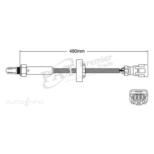 PAT Premium Oxygen/Lambda Sensor Pre-Catalytic Converter/Manifold - EGO-347