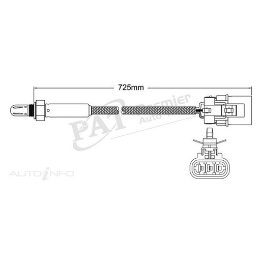 PAT Premium Oxygen/Lambda Sensor Pre-Catalytic Converter/Manifold - EGO-348