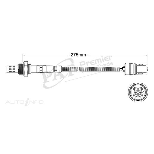 PAT Premium Oxygen/Lambda Sensor Pre-Catalytic Converter/Manifold - EGO-352