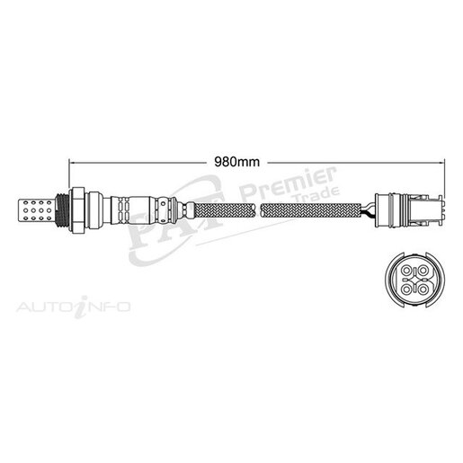 PAT Premium Oxygen/Lambda Sensor Pre-Catalytic Converter/Manifold - EGO-354