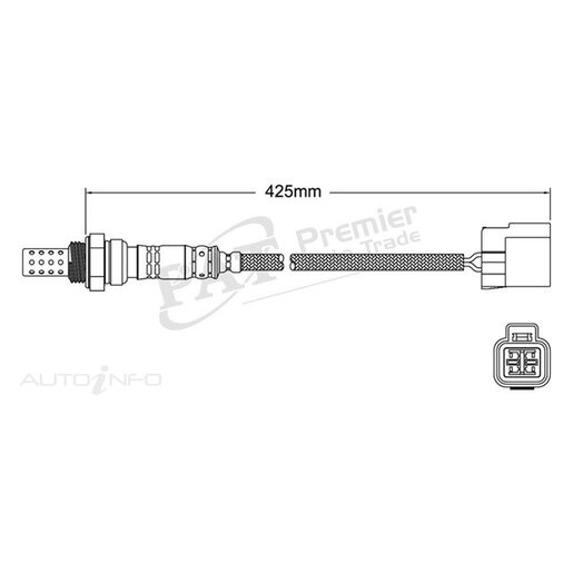 PAT Premium Oxygen/Lambda Sensor Pre-Catalytic Converter/Manifold - EGO-357