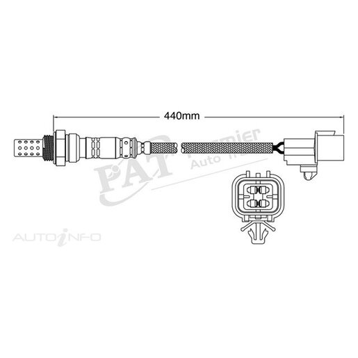 PAT Premium Oxygen/Lambda Sensor Pre-Catalytic Converter/Manifold - EGO-358