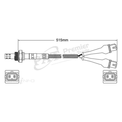 PAT Premium Oxygen/Lambda Sensor Pre-Catalytic Converter/Manifold - EGO-386