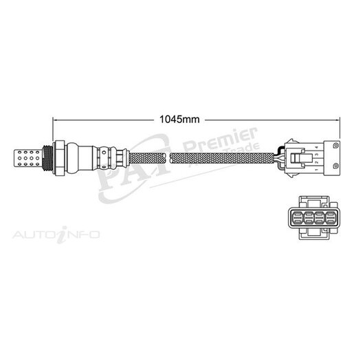 PAT Premium Oxygen/Lambda Sensor Post Catalytic Converter - EGO-409