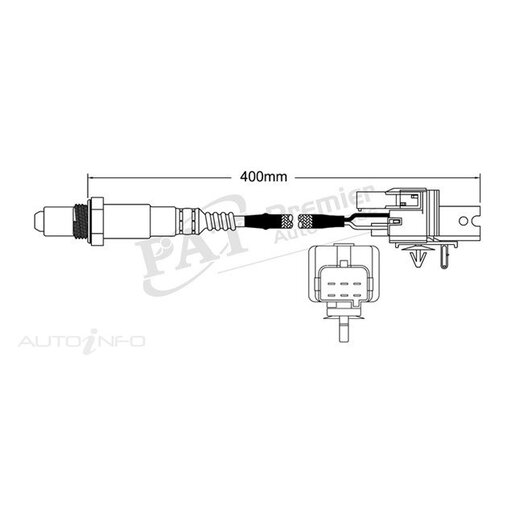 PAT Premium Oxygen/Lambda Sensor Pre-Catalytic Converter/Manifold - EGO-414