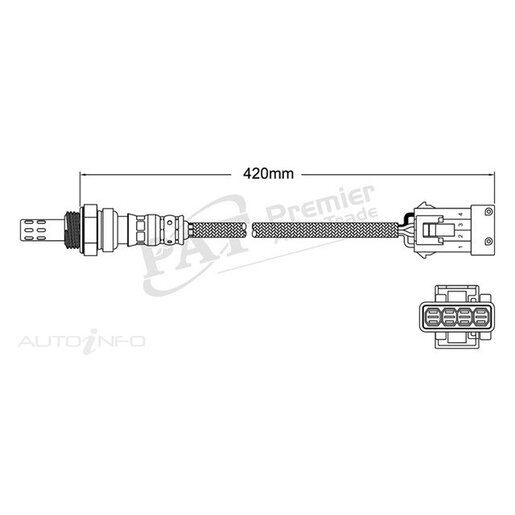 PAT Premium Oxygen/Lambda Sensor Pre-Catalytic Converter/Manifold - EGO-412