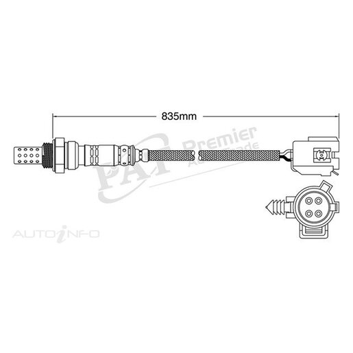 PAT Premium Oxygen/Lambda Sensor Post Catalytic Converter - EGO-447