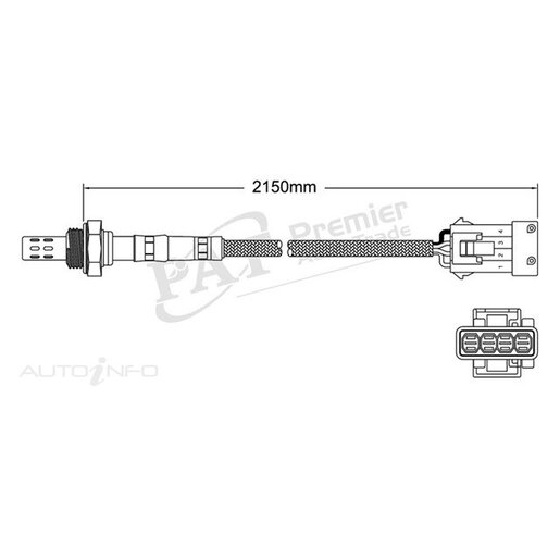 PAT Premium Oxygen/Lambda Sensor Post Catalytic Converter - EGO-451