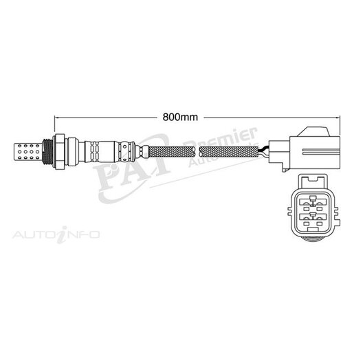 PAT Premium Oxygen/Lambda Sensor Post Catalytic Converter - EGO-454