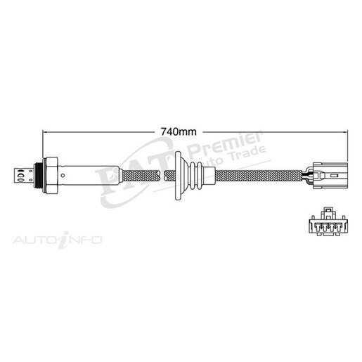 PAT Premium Exhaust Gas Oxygen Sensor - EGO-457