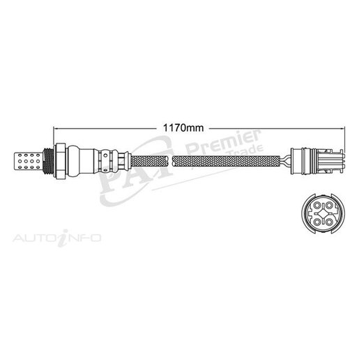 PAT Premium Exhaust Gas Oxygen Sensor - EGO-484