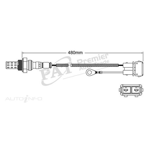 PAT Premium Oxygen/Lambda Sensor Pre-Catalytic Converter/Manifold - EGO-525