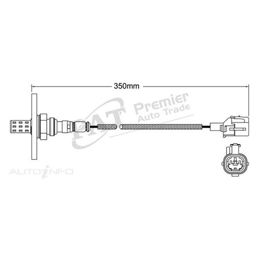 PAT Premium Oxygen/Lambda Sensor Post Catalytic Converter - EGO-526