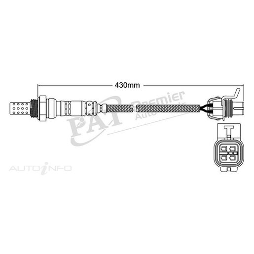 PAT Premium Oxygen/Lambda Sensor Pre-Catalytic Converter/Manifold - EGO-545